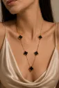 Black Clover Layered Necklace